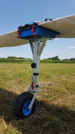 Adjustable Wing Walker with Castoring Wheel + Suspension